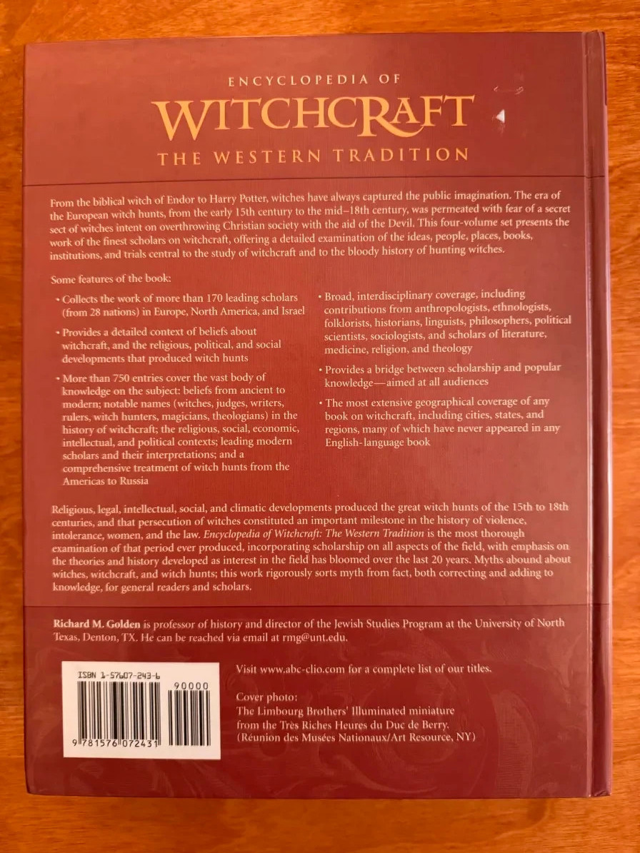 Encyclopedia of Witchcraft [3 Volumes] : The Western Tradition by Richard M