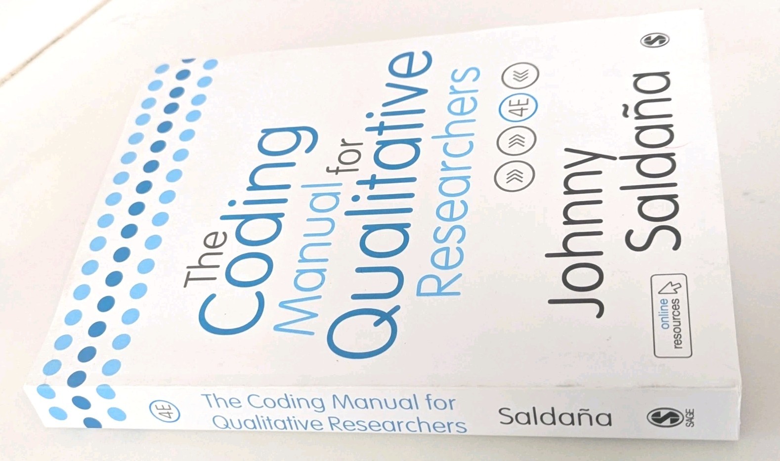 The Coding Manual for Qualitative Researchers by Johnny Saldana, 2021