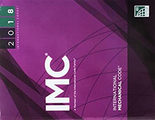 2018 International Mechanical Code Paperback International Code C