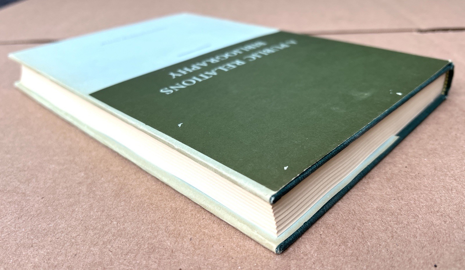 A Public Relations Bibliography 1965 SM Cutlip Journalism History Reference