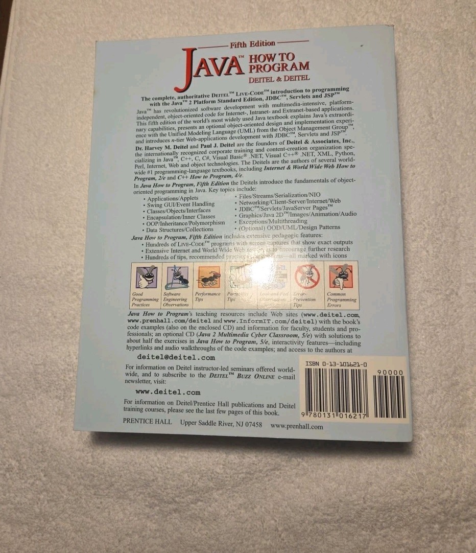 How to Program Ser.: Java How to Program by Paul J. Deitel and Harvey M. Deitel