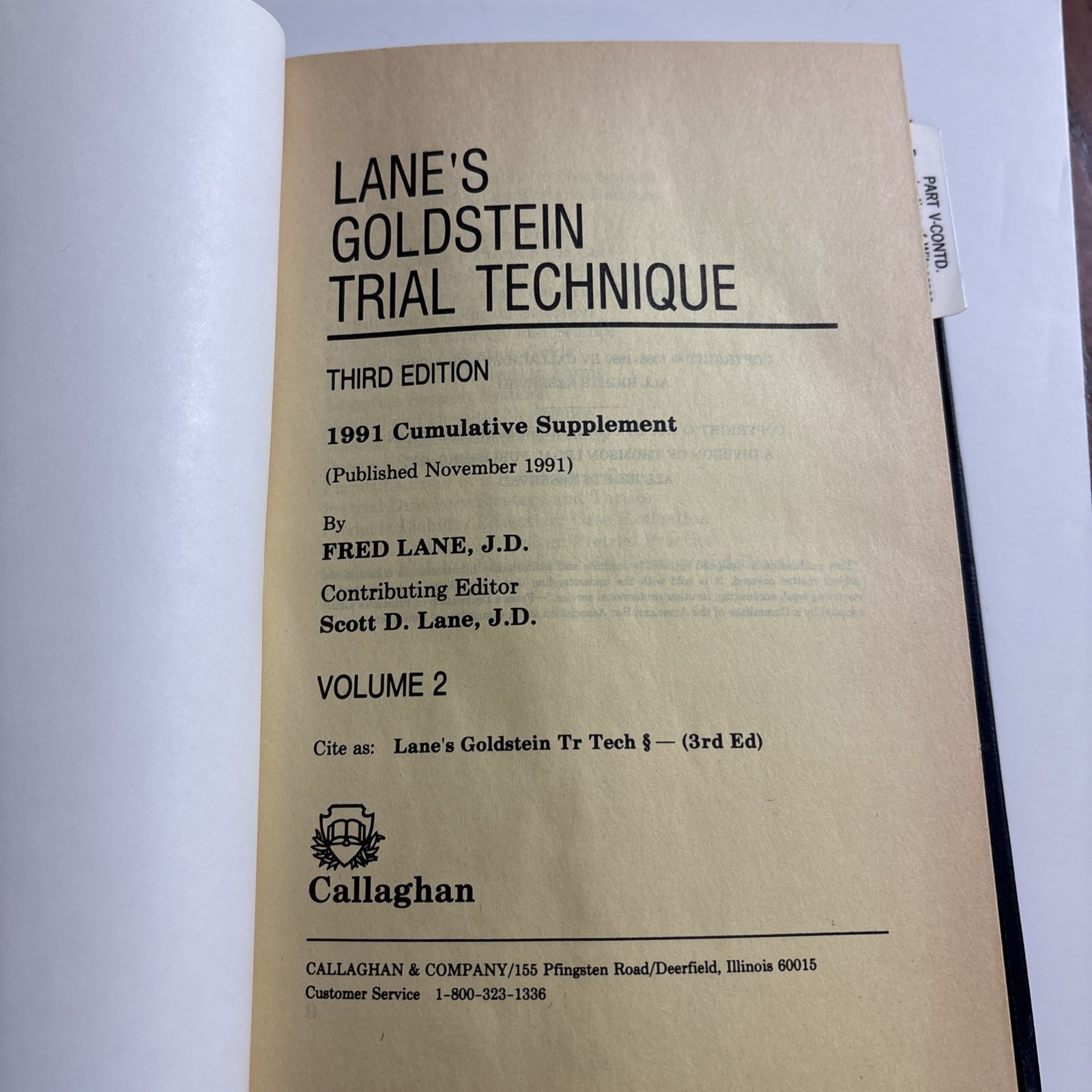 Goldstein Trial Technique 3rd Edition Volumes 2-3