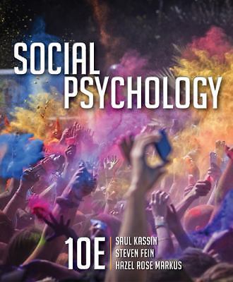 Social Psychology, Markus, Hazel Rose,Fein, Steven,Kassin, Saul, 9781305580220