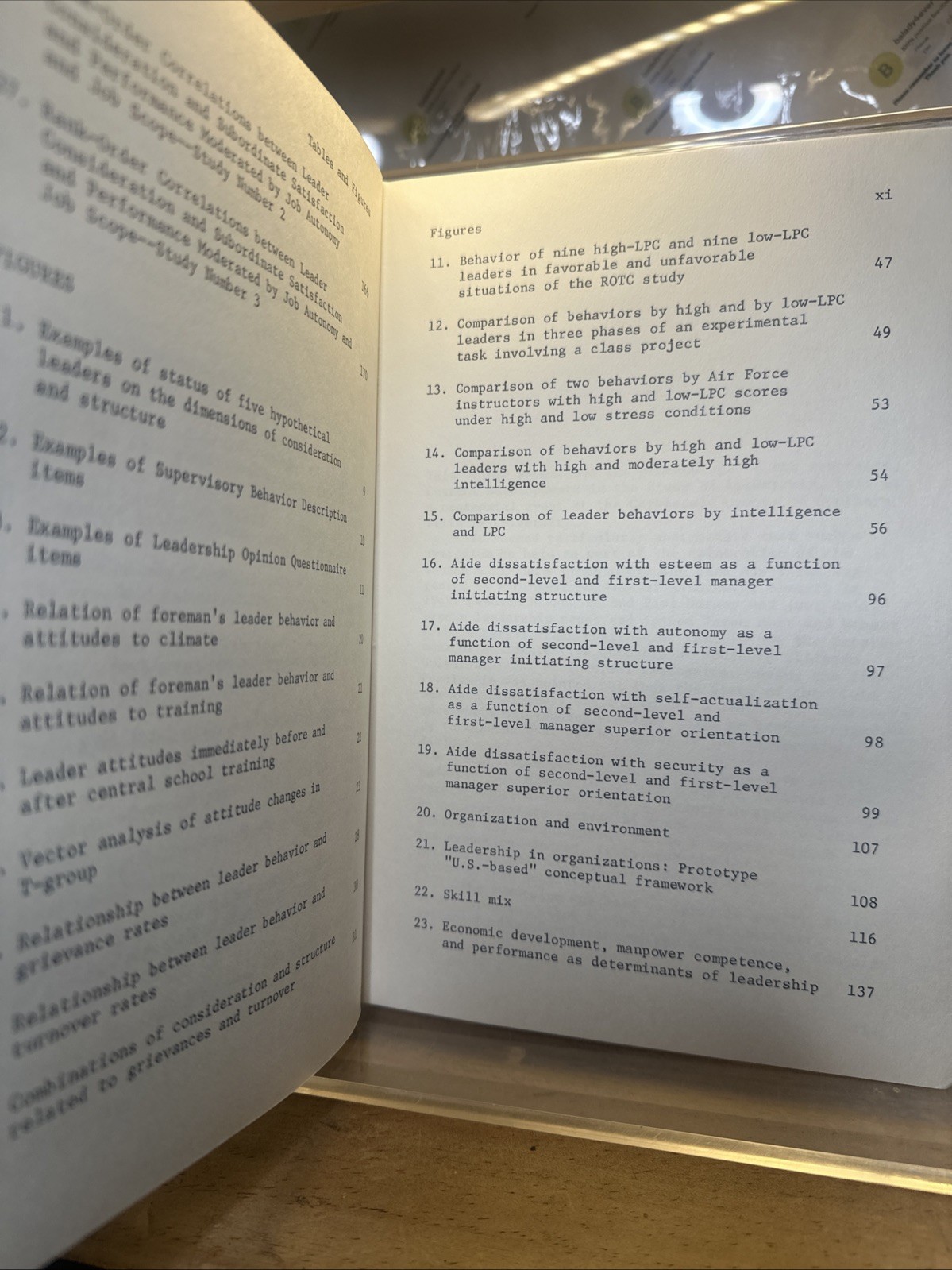 Current Developments in the Study of Leadership by authors Fleishman and Hunt