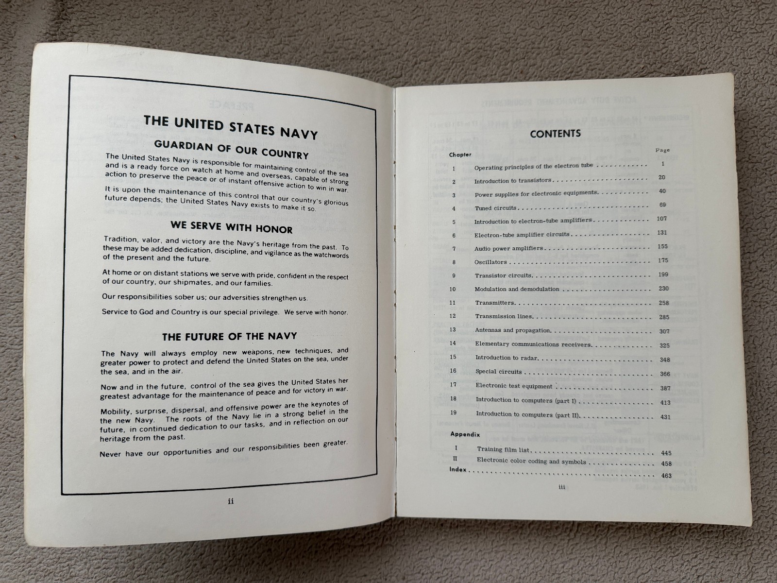 1962 Navy Training Course BASIC ELECTRONICS, Bureau of Naval Personnel, 10087-A