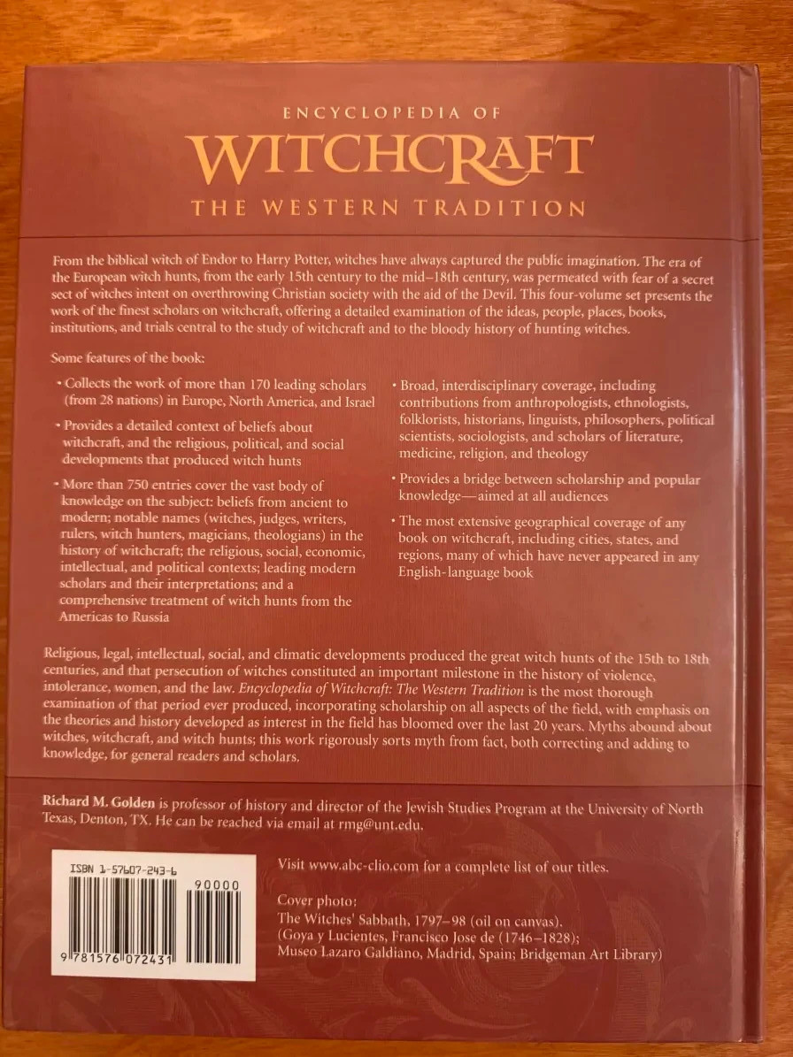 Encyclopedia of Witchcraft [3 Volumes] : The Western Tradition by Richard M