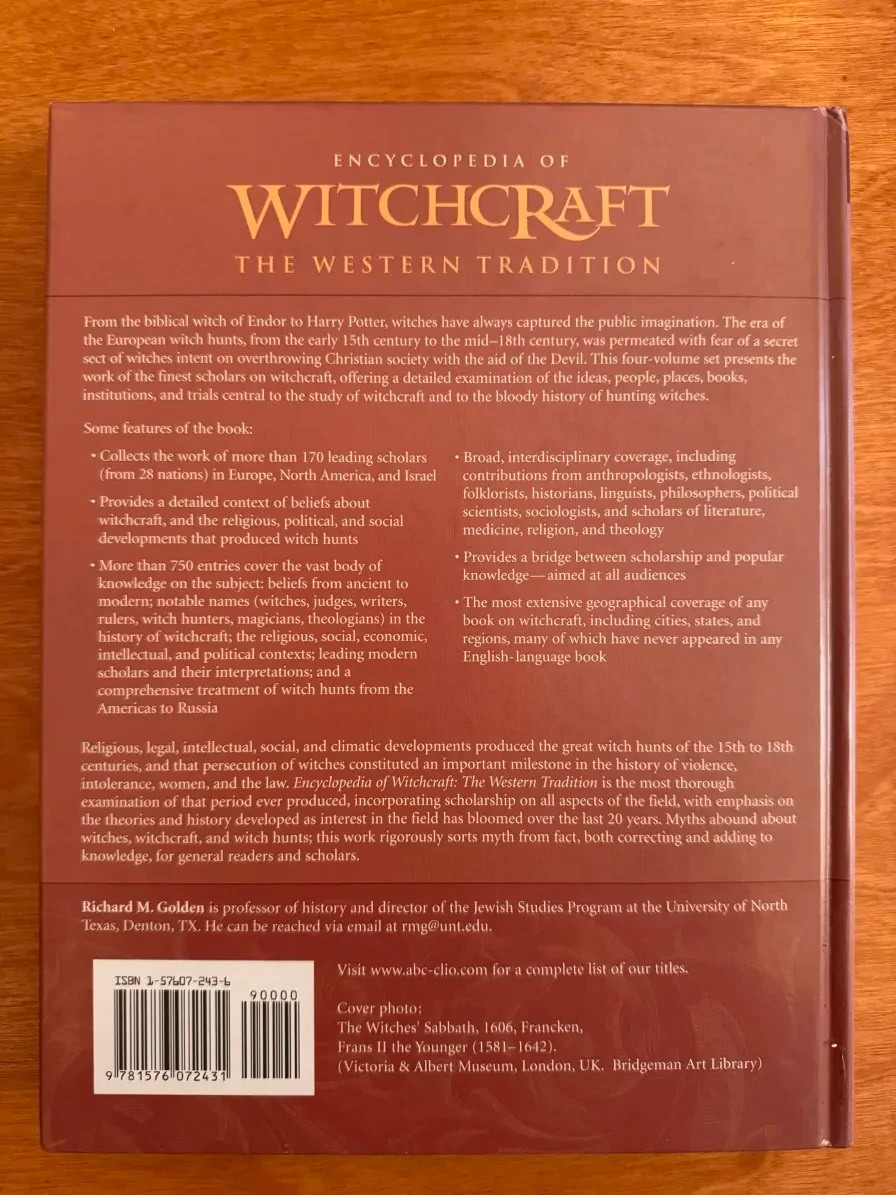 Encyclopedia of Witchcraft [3 Volumes] : The Western Tradition by Richard M