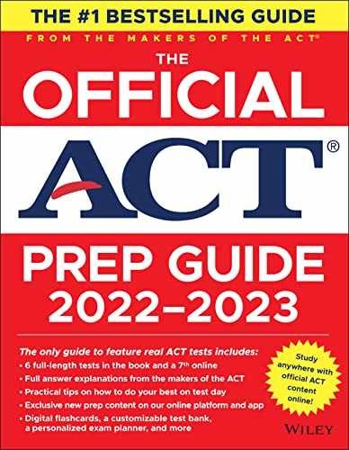 The Official ACT Prep Guide 2022-2023: The ONLY – Paperback, by ACT – Very Good